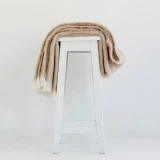 Windermere Alpaca Brushed Throw - Sand