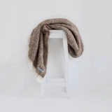 Windermere Alpaca Brushed Throw - Pumice
