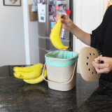 Eco Basics Compost Kitchen Waste Bin 6L - Pebble