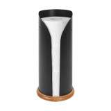 Eco Basics Toilet Roll Holder - Black