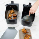 Silicone Fibreglass Dual Basket Air Fryer Liner - Set of 2 by Nostik