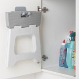 Compact Grey Foldable Stool 27cm by Vigar