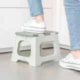 Zeroline Grey Foldable Stool 27cm by Vigar
