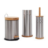 Eco Basics 3 in 1 Bathroom Set - Stainless Steel