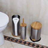 Eco Basics 3 in 1 Bathroom Set - Stainless Steel