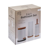 Eco Basics 3 in 1 Bathroom Set - White