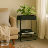 Metal Planter Square by Saffron