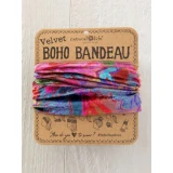 Velvet Boho Bandeau - Pink/Red Floral by Natural Life