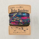 Fleece Boho Bandeau Navy Wildflower by Natural Life
