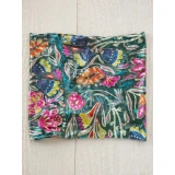 Velvet Boho Bandeau - Green Lined Floral by Natural Life