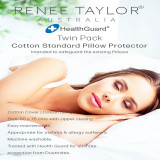 Renee Taylor Pair All Cotton Standard Pillow Protector