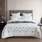 Zuma Stone Washed Tufted Duvet Cover or Euro P/C by Renee Taylor