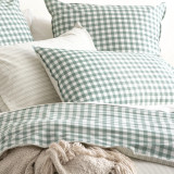 Alison Yarn Dyed Cotton Reversible Duvet Cover or Euro P/C by Renee Taylor