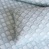 Coralium Chenille Tufted Jacquard Duvet Cover or Euro P/C by Renee Taylor