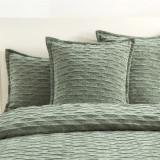 Harper Jacquard Juniper Duvet Cover or Euro P/C by Renee Taylor