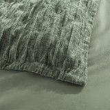 Harper Jacquard Juniper Duvet Cover or Euro P/C by Renee Taylor