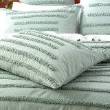 Classic Cotton Vintage washed Tufted Duvet Cover Set or Euro P/C by Renee Taylor