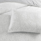 Chloe Jersey Jacquard Ivory Duvet Cover Set or Euro P/C by Renee Taylor