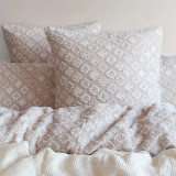 Amara Jacquard Yarn Dye Duvet Cover or Euro P/C by Renee Taylor