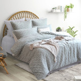 Luna Jacquard Yarn Dye Duvet Cover or Euro P/C by Renee Taylor