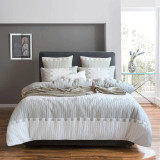 Brooks Jacquard Yarn Dye Duvet Cover or Euro P/C by Renee Taylor