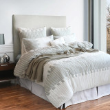 Brooks Jacquard Yarn Dye Duvet Cover or Euro P/C by Renee Taylor