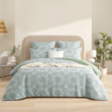 Rizz Jacquard Sage Duvet Cover Set or Euro P/C by Renee Taylor