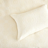 Dakota Jacquard Beige Duvet Cover Set by Renee Taylor