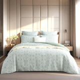 Mayfair Jacquard Sage Duvet Cover Set or Euro P/C by Renee Taylor
