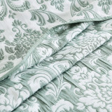 Tahlia Jacquard Jade Coverlet Set or Euro P/C by Renee Taylor