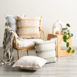 Kent Stripe Stone washed Yarn-dyed Cushion by Renee Taylor - 2 Pack