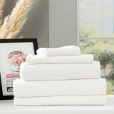 Cobblestone 650 GSM Cotton Ribbed Towel Set by Renee Taylor - 5 Piece Set