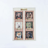 Pawtraits Tea Towel by MM Linen