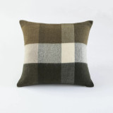 Lodge Ivy Reverse Lambswool Cushion by MM Linen