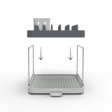 2-Tier Dish Rack Grey by Joseph Joseph