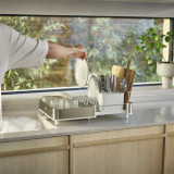 Extend Dish Rack Stainless Steel Stone by Joseph Joseph