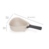 Droplet Compact Colander with Folding Handles by Joseph Joseph