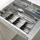 Drawerstore Cutlery Utensil and Gadget Organiser Grey by Joseph Joseph