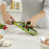 Multi-Grip Mandoline Green by Joseph Joseph