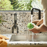 Sinktech Soap-Dispensing Dish Brush with Storage Stand by Joseph Joseph