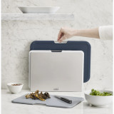 Nest Chopping Boards Large 3 Piece Set Grey by Joseph Joseph