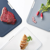 Nest Chopping Boards Large 3 Piece Set Grey by Joseph Joseph