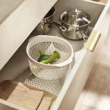 Spindola Spinning Colander White by Joseph Joseph