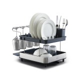 Steel 2-Tier Dish Rack by Joseph Joseph