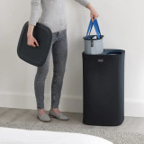 Tota 60L Laundry Separation Basket - Black