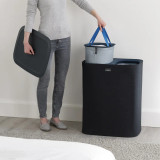 Tota 90L Laundry Separation Basket - Black