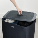 Tota 90L Laundry Separation Basket - Black
