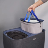 Tota 90L Laundry Separation Basket - Black