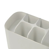 Easystore Large Toothbrush Caddy - Ecru