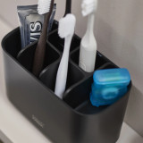 Easystore Large Toothbrush Caddy - Black